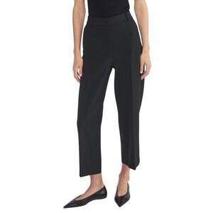 Aritzia Babaton Agency Cropped Pant Black High-Waisted (Re)ssential Trouser Sz 6